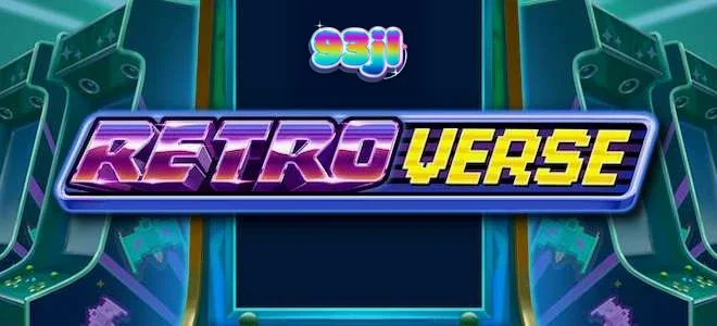 Isang makulay na visual representation ng RetroVerse slot na nagpapakita ng arcade-style grid.